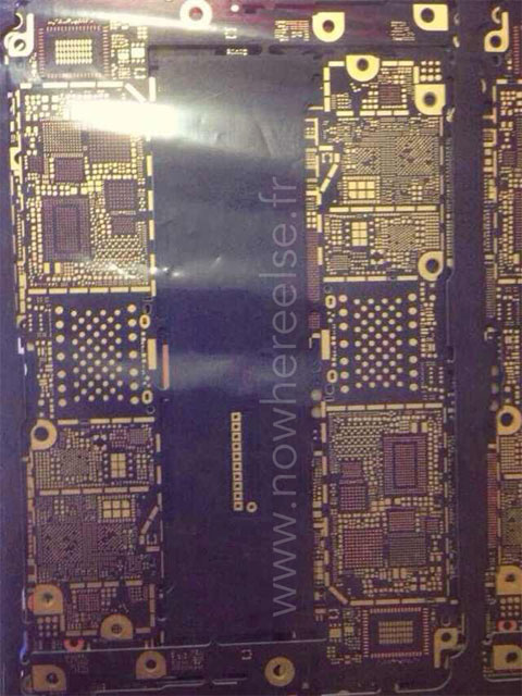 Supuesta placa base del iPhone 6